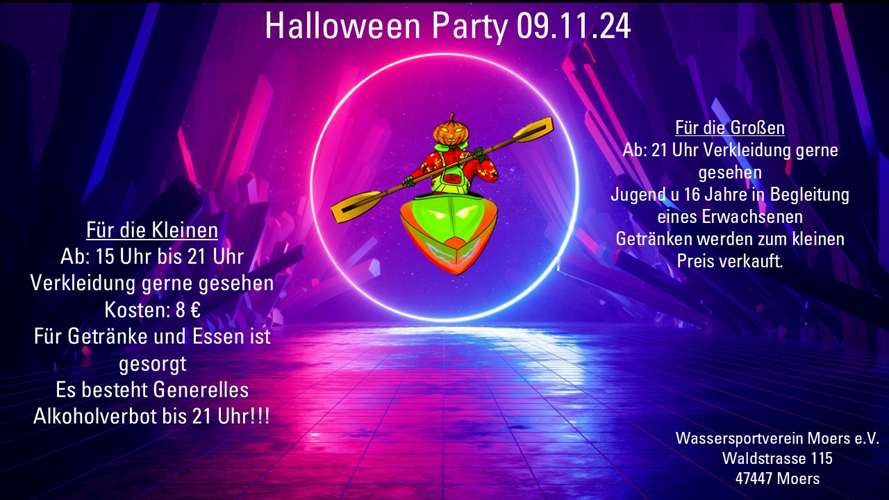 Halloween Party für die Jugend und Erwachsene